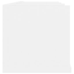 Berkfield Home CD Wall Shelf White 75x18x18 cm Engineered Wood - Size: 75 x 18 x 18 cm - thumbnail 5