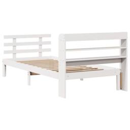 Berkfield Home Bed Frame with Headboard without Mattress White 90x200 cm - thumbnail 8