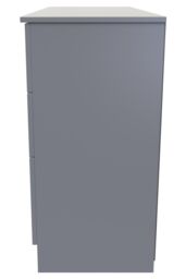Ready Assembled 2 U Hampshire 6 Drawer Wide Chest (Ready Assembled) in Dark Grey - thumbnail 2