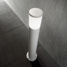 Netlighting Amelia 1 Light Outdoor Bollard Light White IP55 E27 - thumbnail 2