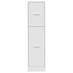 Berkfield Home Apothecary Cabinet White 30x41x118 cm Engineered Wood - Size: 30 x 41 x 118 cm - thumbnail 5