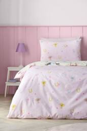 Catherine Lansfield 'Happy Horses' Reversible Duvet Cover Set in Cream - Size: Double - thumbnail 2
