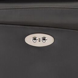 More4Homes Electric Recliner Chair Wingback Design & USB Port In Bonded Leather in Charcoal - thumbnail 6