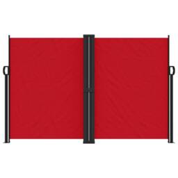 Berkfield Home Retractable Side Awning Red 160x1200 cm - thumbnail 3