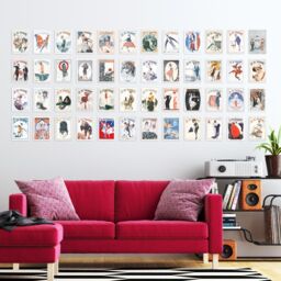 "Artery8 Wall Art Print 50 Pcs French Music Theatre Arts Aesthetic Collage Kit La Vie Parisienne s A6 Set Pack 15x10 cm (6x4"") Room Decor Poster" - thumbnail 3
