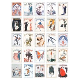 "Artery8 Wall Art Print 50 Pcs French Music Theatre Arts Aesthetic Collage Kit La Vie Parisienne s A6 Set Pack 15x10 cm (6x4"") Room Decor Poster" - thumbnail 2
