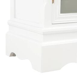 Berkfield Home Sideboard White 70x28x70 cm Solid Pine Wood - Size: 70 x 28 x 70 cm - thumbnail 9