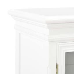 Berkfield Home Sideboard White 70x28x70 cm Solid Pine Wood - Size: 70 x 28 x 70 cm - thumbnail 6