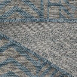 Kukoon Blue Striped Outdoor, Garden & Patio Area Rug - Size: 60 cm x 240 cm - thumbnail 6