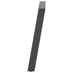 Berkfield Home vidXL Dining Table Legs U-Shaped 2 pcs Anthracite 90x(72-73) cm Steel in Charcoal - thumbnail 6