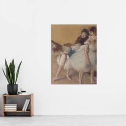 "Artery8 Ballerina Dance Examination Edgar Degas Vintage Wall Art Print Poster in Beige - Size: W18"" x H24""" - thumbnail 4