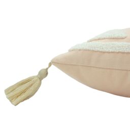 Furn Ashram Eye Abstract Tufted Cushion in Light Pink - thumbnail 4