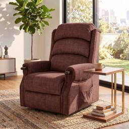 FORGEVIO Power Lift Recliner with Vibration Massage & Heat in Bronze - Size: 0.6m2 - thumbnail 5