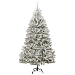 Berkfield Home Artificial Christmas Tree Green & White 240 cm PVC & Metal - thumbnail 3