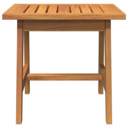 Berkfield Home Side Table 45x45x40 cm Solid Wood Acacia in Brown - Size: 45 x 45 x 40 cm - thumbnail 6