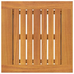 Berkfield Home Side Table 45x45x40 cm Solid Wood Acacia in Brown - Size: 45 x 45 x 40 cm - thumbnail 8