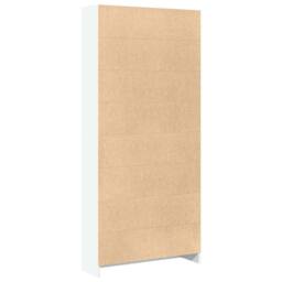 Berkfield Home Bookcase White 80x24x176 cm Engineered Wood - Size: 80 x 24 x 176 cm - thumbnail 6
