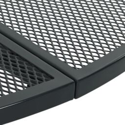 Berkfield Home Patio Table Round Anthracite √ò80x72.5 cm Powder-coated Steel - Size: 80x72.5 cm - thumbnail 5
