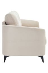 More4Homes Solna 2 Seater Scandi Style Fabric Living Room Sofa in Beige - thumbnail 4