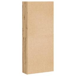 Berkfield Home Classic Book Cabinet Artisian Oak 80x30x189 cm Engineered Wood in Brown - Size: 80 x 30 x 189 cm - thumbnail 6