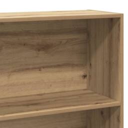 Berkfield Home Classic Book Cabinet Artisian Oak 80x30x189 cm Engineered Wood in Brown - Size: 80 x 30 x 189 cm - thumbnail 7