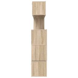 Berkfield Home Modern 8 Piece TV Cabinet Set Sonoma Oak Engineered Wood in Tan - thumbnail 8