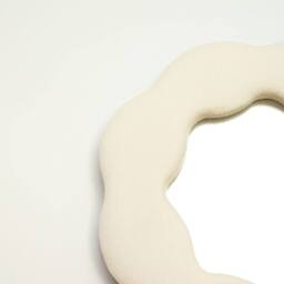Serenityy Soft Wall Flower Mirror - Stone, 25.4 x 25.4 x 2.3 cm in Stone - Size: 0.5m x 1m - thumbnail 2