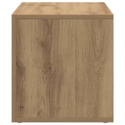 Berkfield Home LP Storage Box Artisan Oak 69.5x34x36 cm Engineered Wood in Brown - thumbnail 5