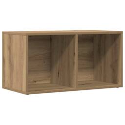 Berkfield Home LP Storage Box Artisan Oak 69.5x34x36 cm Engineered Wood in Brown - thumbnail 3