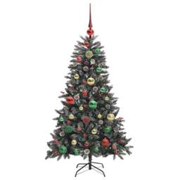 Berkfield Home Artificial Christmas Tree with 150 LEDs Green 68 x 68 x 120 cm - thumbnail 6