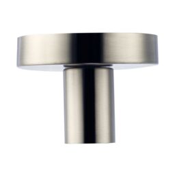 Happy Homewares Compact Ceiling or Wall Light Fitting for Industrial Style Light Bulbs in Metallic Silver - thumbnail 2