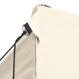 Berkfield Home Professional Folding Party Tent with 3 Sidewalls 3x4 m Steel Cream - thumbnail 7