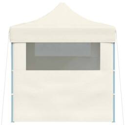 Berkfield Home Professional Folding Party Tent with 3 Sidewalls 3x4 m Steel Cream - thumbnail 5