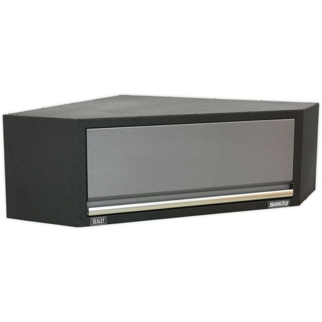 Loops 865mm Modular Corner Wall Cabinet - Lift-up Door with Gas Struts - For ys02642 - image 1