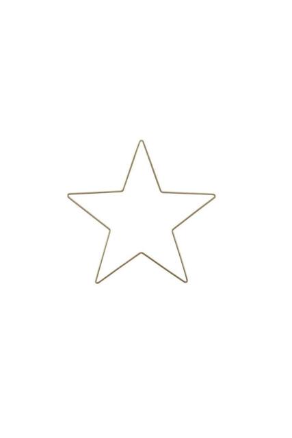 KDMD 12 Inch Star Wire Frame 20 Pack in Gold - image 1