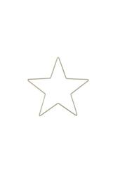 KDMD 12 Inch Star Wire Frame 20 Pack in Gold - thumbnail 2