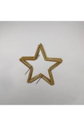 KDMD 12 Inch Star Wire Frame 20 Pack in Gold - thumbnail 3