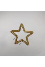 KDMD 12 Inch Star Wire Frame 20 Pack in Gold - thumbnail 6
