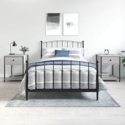 Berkfield Home Bedside Tables 2 pcs Grey Sonoma 44x45x58 cm Engineered Wood - Size: 44 x 45 x 58 cm - thumbnail 1