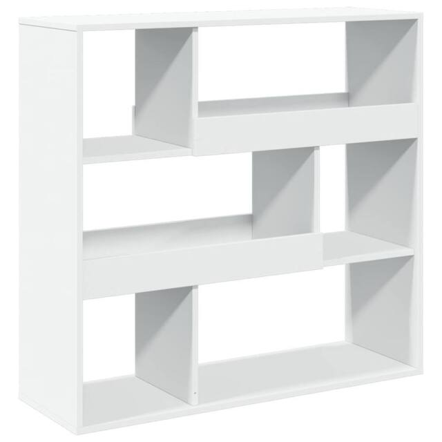 Berkfield Home Book Cabinet/Room Divider White 100x33x94.5 cm - image 1