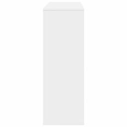 Berkfield Home Book Cabinet/Room Divider White 100x33x94.5 cm - thumbnail 5