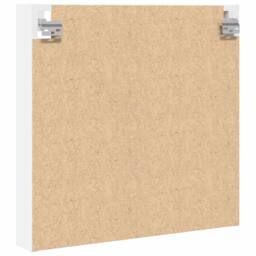 Berkfield Home Vitrine Cabinet White 60x8.5x58 cm Engineered Wood - thumbnail 6