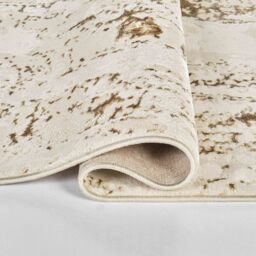 Desire Rugs Modern Styra Abstract Area Rugs Luxury for Bedroom, Living Room, & Hallway in Beige - Size: 60 cm x 220 cm - thumbnail 3