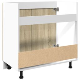 Berkfield Home Bottom Cabinet Lyon Sonoma Oak 80x46x81.5 cm Engineered Wood in Brown - thumbnail 7