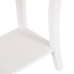 Wyld Haus Noro 100cm Ivory White Mid Century Console Table 2 Drawers & Shelf - thumbnail 9