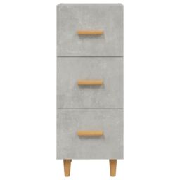 Berkfield Home Sideboard Concrete Grey 34.5x34x90 cm Engineered Wood - thumbnail 5