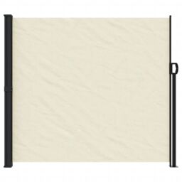 Berkfield Home Retractable Side Awning Cream 180x300 cm - thumbnail 3