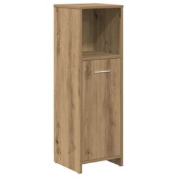 Berkfield Home 3 Piece Bathroom Furniture Set Artisan Oak Engineered Wood in Brown - thumbnail 6
