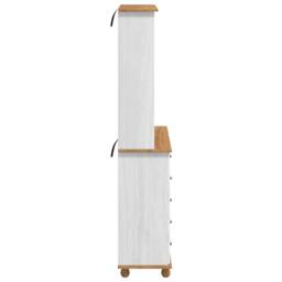 Berkfield Home Hutch ‚ÄúASKIM‚Äù White 91x40x199.5 cm Solid Wood Pine - thumbnail 9