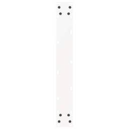 Berkfield Home Coffee Table Legs U-Shaped 2 pcs White 60x(90-91) cm Steel - thumbnail 7